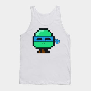 Blue Ninja Turtle Squish bud Tank Top